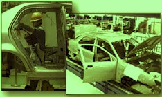 car, vehicle, green, export, import, trade show