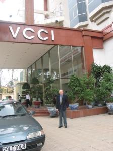 Chris Runckel at Vietnam Chamber of Commerce building